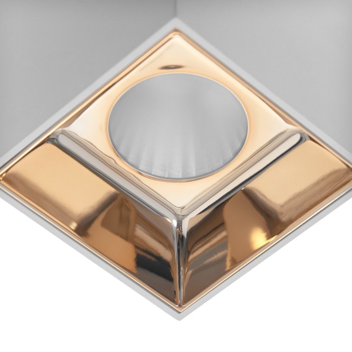 Светильник Светильник "Кубик" LED 4000К 10Вт DIM220 белый золото7,5х7,5х9,5см