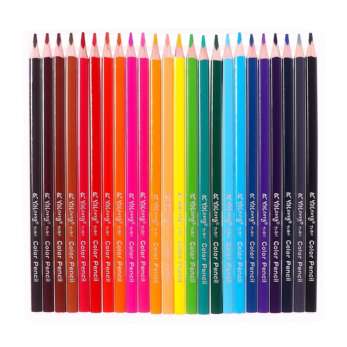 Карандаши акварельные 24 цвета, в картонной коробке, треугольные, дер,с кис,Животные МИКС Карандаши акварельные 24 цвета, в картонной коробке, треугольные, дер,с кис,Животные МИКС