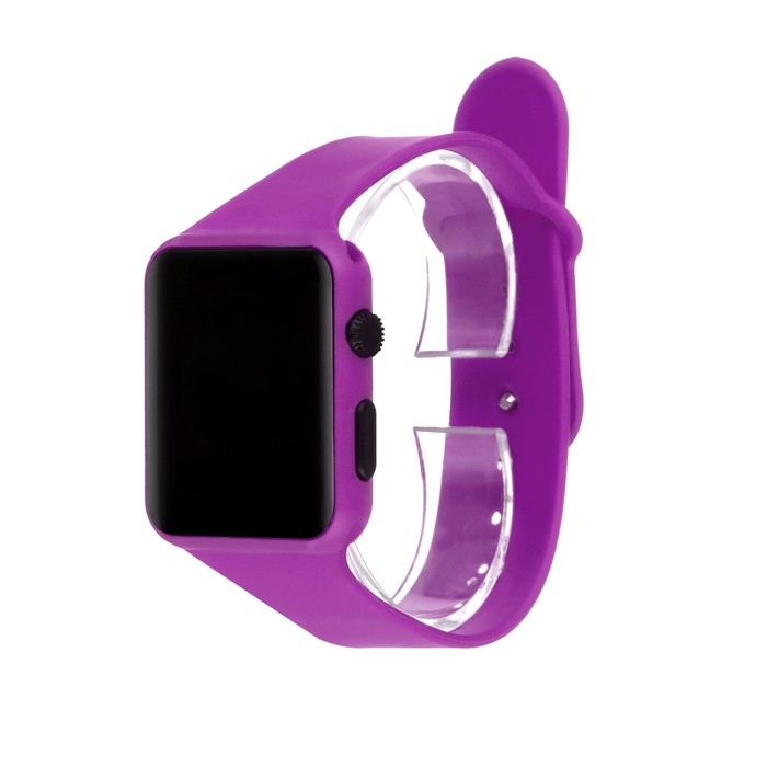 Часы наручные электронные с силиконовым ремешком Часы наручные электронные с силиконовым ремешком