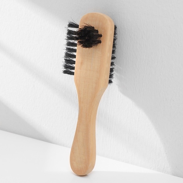 Щётка для одежды и обуви трёхсторонняя, 17×5,5×4,5 см Щётка для одежды и обуви трёхсторонняя, 17×5,5×4,5 см