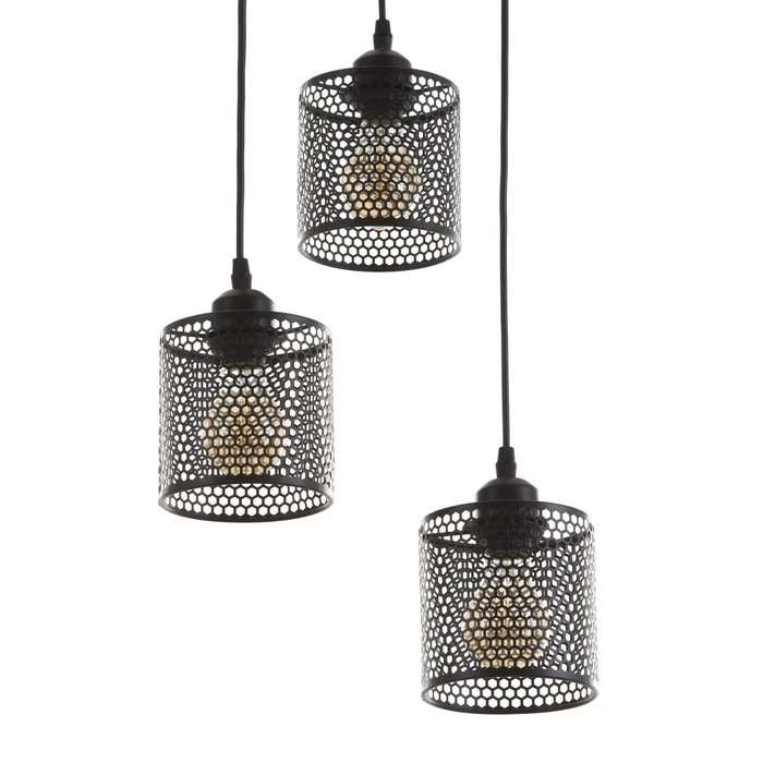 Светильник BayerLux Светильник BayerLux "Вайна" 3хЕ27 40Вт черный 30х30х14-114см