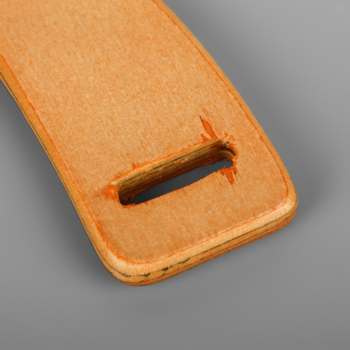 Ручки для сумки деревянные, 11 × 16,5 см, 2 шт, цвет бежевый Ручки для сумки деревянные, 11 × 16,5 см, 2 шт, цвет бежевый