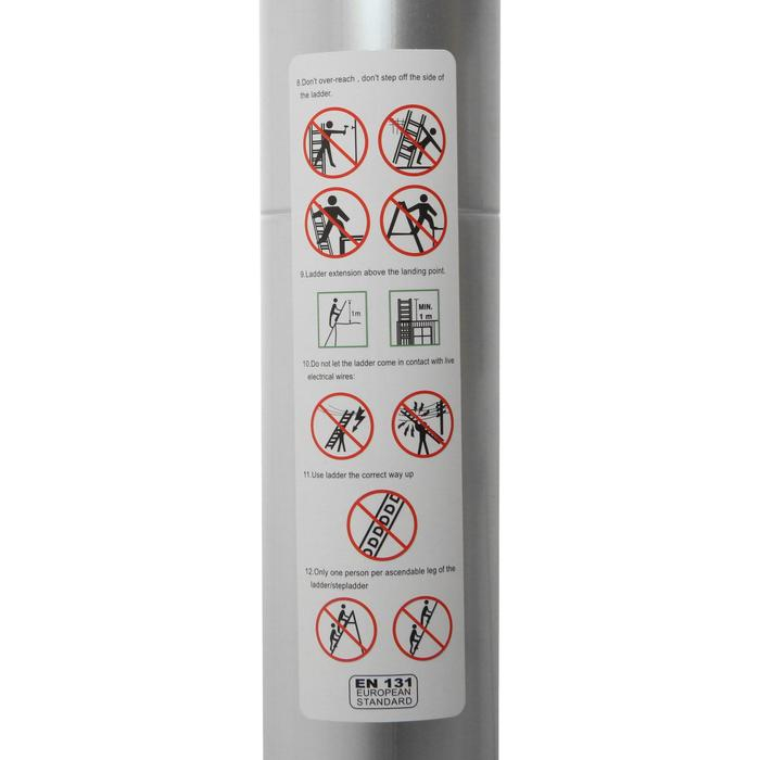 Лестница телескопическая в сумке ТУНДРА, алюминиевая, 13 ступеней, автомат, 3.8 м Лестница телескопическая в сумке ТУНДРА, алюминиевая, 13 ступеней, автомат, 3.8 м