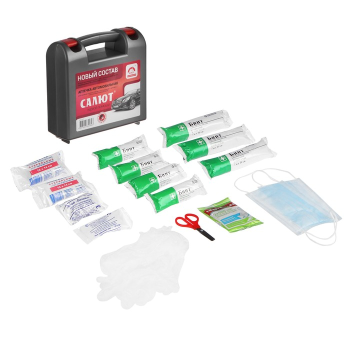 Автомобильная аптечка первой помощи  Автомобильная аптечка первой помощи "Салют" состав 2024,