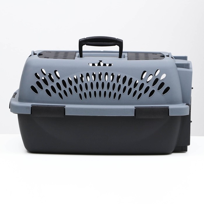 Переноска для животных с металлической дверью, 49 х 32 х 27, Серая Переноска для животных с металлической дверью, 49 х 32 х 27, Серая