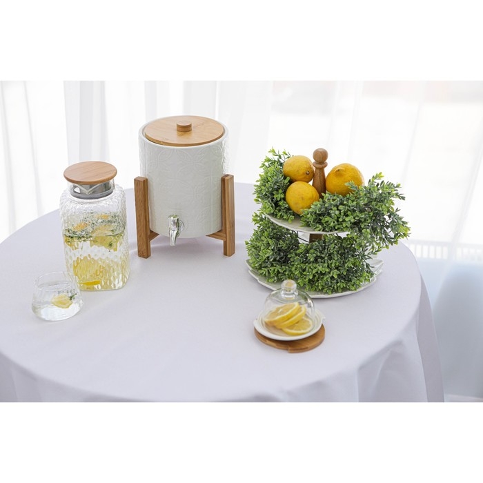 Лимонница фарфоровая BellaTenero, 12,5×9 см, цвет белый Лимонница фарфоровая BellaTenero, 12,5×9 см, цвет белый