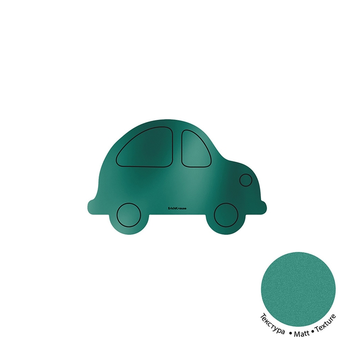 Доска для лепки А4, ErichKrause Доска для лепки А4, ErichKrause "Matt Ice Metallic Машинка", 1,3 мм, фигурная, микс