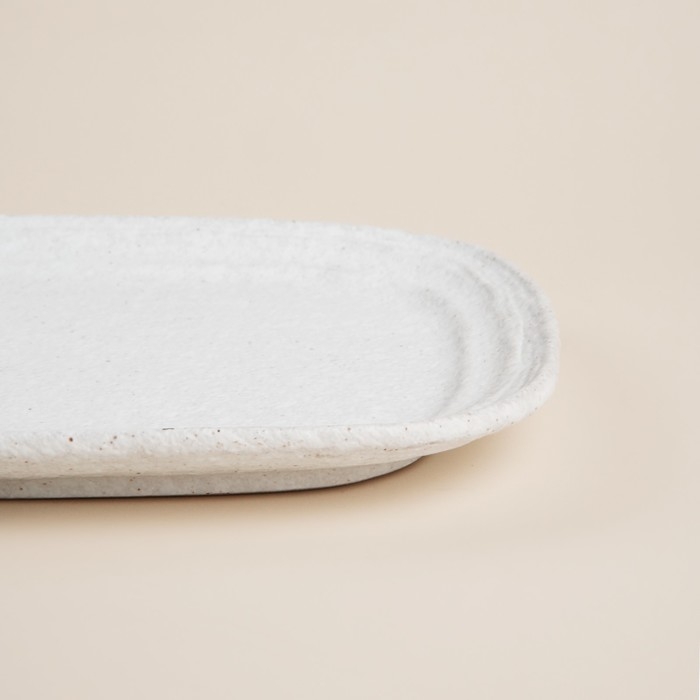 Блюдо для подачи SL Home «Арена Бланка», 25×15,5 см, цвет белый Блюдо для подачи SL Home «Арена Бланка», 25×15,5 см, цвет белый