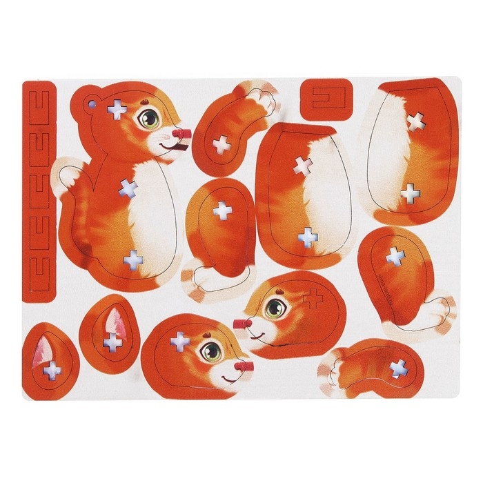 Новогодняя подвеска &laquo;Новый год! Котик&raquo;