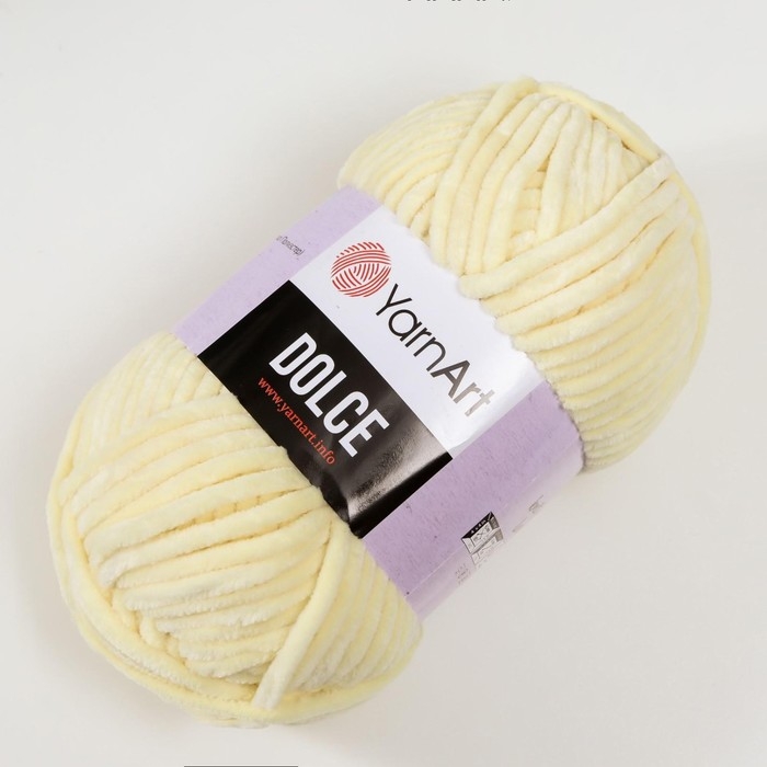 Пряжа  Пряжа "Dolce" 100% микрополиэстер 120м/100гр (783 шампань)