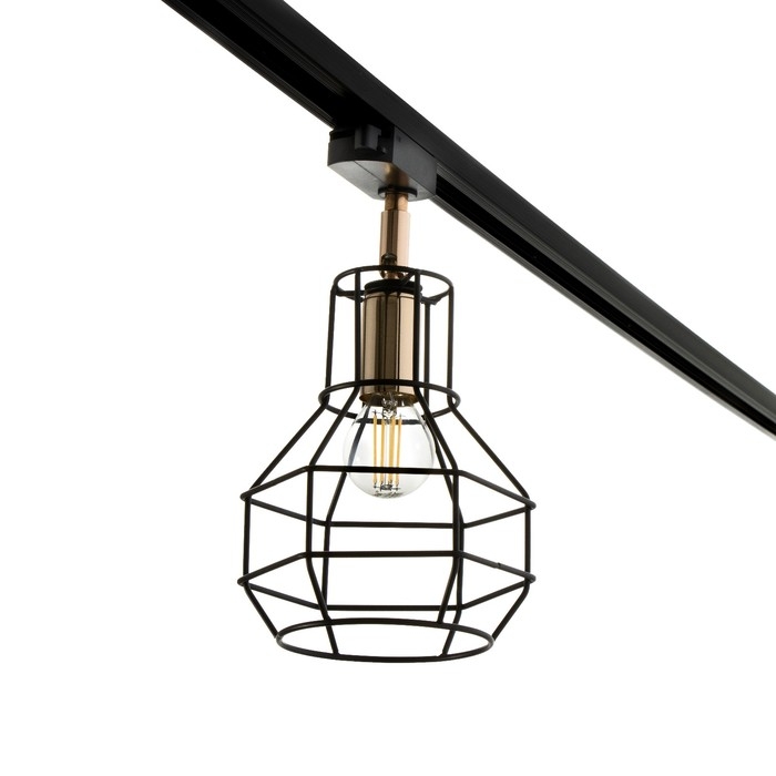 Светильник трековый Светильник трековый "Ортико" Е14 40Вт черный 20х14х13см