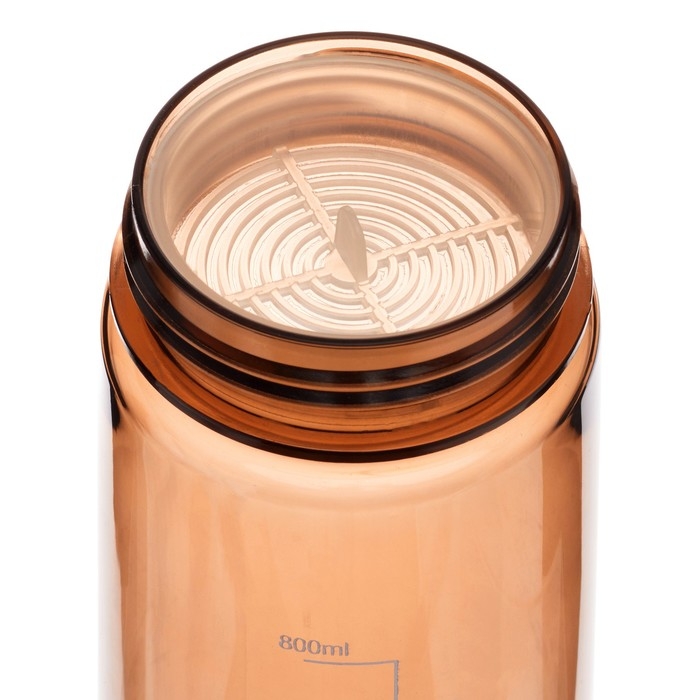 Бутылка для воды спортивная, 800 мл,  Бутылка для воды спортивная, 800 мл, "Айви", коричневая