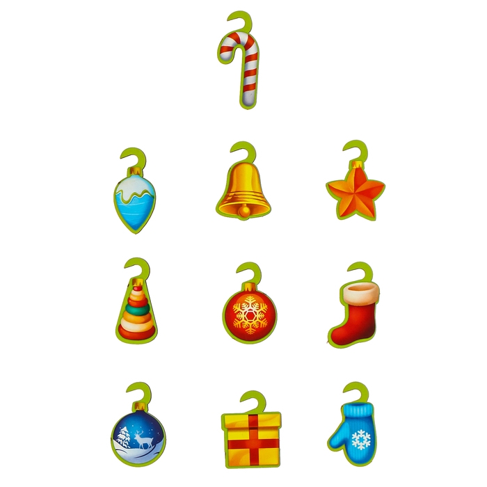 Новогодняя развивающая игрушка «Новый год! Ёлочка», 15 х 20 см Новогодняя развивающая игрушка «Новый год! Ёлочка», 15 х 20 см