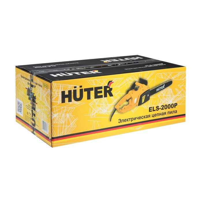 Пила цепная Huter ELS-2000P, электрическая, 2000 Вт, 16 Пила цепная Huter ELS-2000P, электрическая, 2000 Вт, 16", шаг 3/8", 1.3 мм, 57 зв.