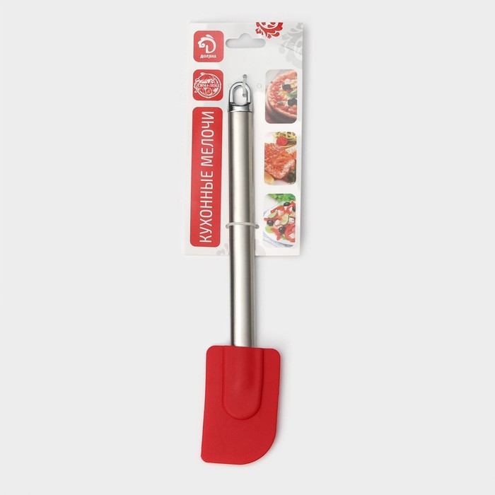 Лопатка кондитерская Доляна «Редмонд», 25,5 см, цвет красный Лопатка кондитерская Доляна «Редмонд», 25,5 см, цвет красный