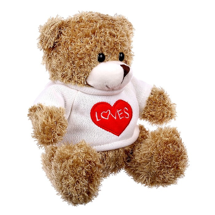 Мягкая игрушка «Любимый мишка», 20 см, цвета МИКС