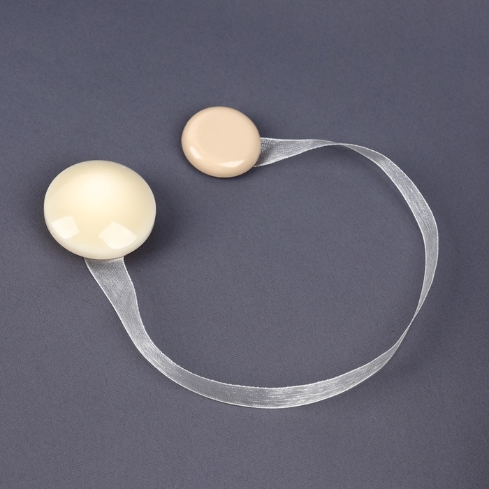 Подхват для штор, d = 4 см, цвет молочный Подхват для штор, d = 4 см, цвет молочный