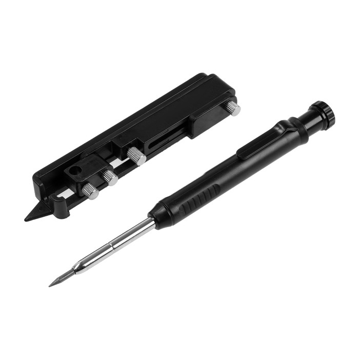 Набор для разметки ТУНДРА, опора, карандаш с удлиненным наконечником, 6 грифелей Набор для разметки ТУНДРА, опора, карандаш с удлиненным наконечником, 6 грифелей