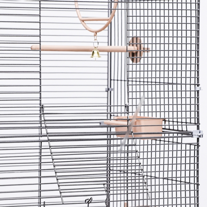 Клетка для птиц Клетка для птиц "Пижон" №101-Б, разборная, 42 х 30 х 65см (укомплект.) бежевая