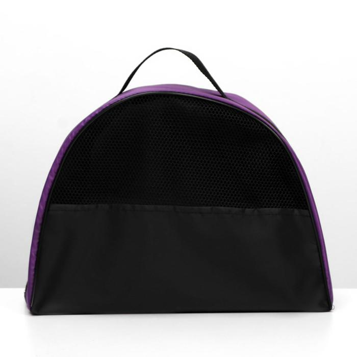 Сумка - переноска для животных, оксфорд, 39 х 19 х 27 см, фиолетовая Сумка - переноска для животных, оксфорд, 39 х 19 х 27 см, фиолетовая