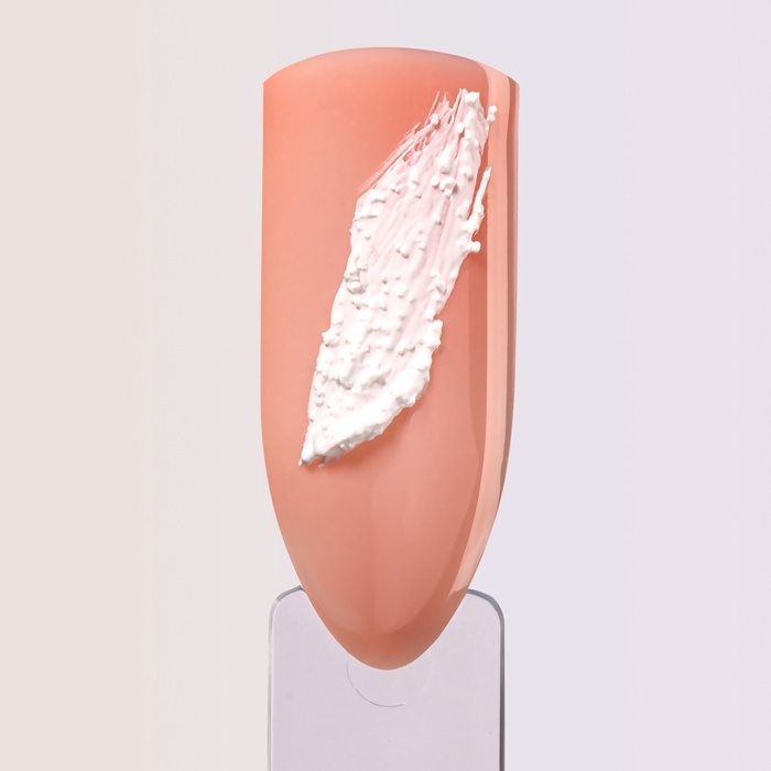 Гель для ногтей, гипсовый, фактурный, 8 мл, LED/UV, белый Гель для ногтей, гипсовый, фактурный, 8 мл, LED/UV, белый