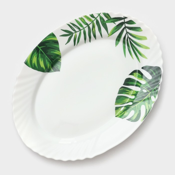 Сервиз столовый «Лист папоротника», 37 предметов, стеклокерамика Сервиз столовый «Лист папоротника», 37 предметов, стеклокерамика