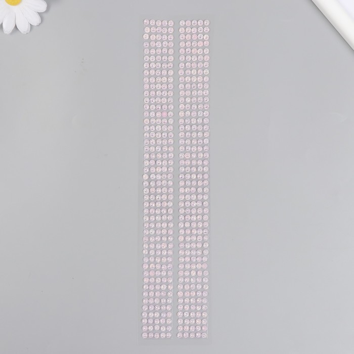 Полубусины самоклеющиеся d 5 мм, розовый хамелеон Полубусины самоклеющиеся d 5 мм, розовый хамелеон