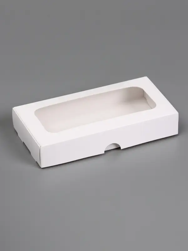 Подарочная коробка под плитку Дубайского шоколада, складная, белая, 16×8×2.7 см Подарочная коробка под плитку Дубайского шоколада, складная, белая, 16×8×2.7 см