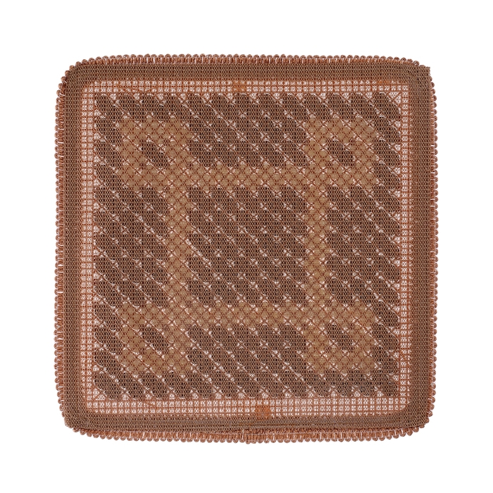 Накидка на сиденье массажная Nova Bright, бамбуковые пластины, коричневая с рисунком Накидка на сиденье массажная Nova Bright, бамбуковые пластины, коричневая с рисунком