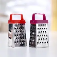 Тёрка четырёхгранная c магнитом Доляна, 3.5×7×3 см, МИКС