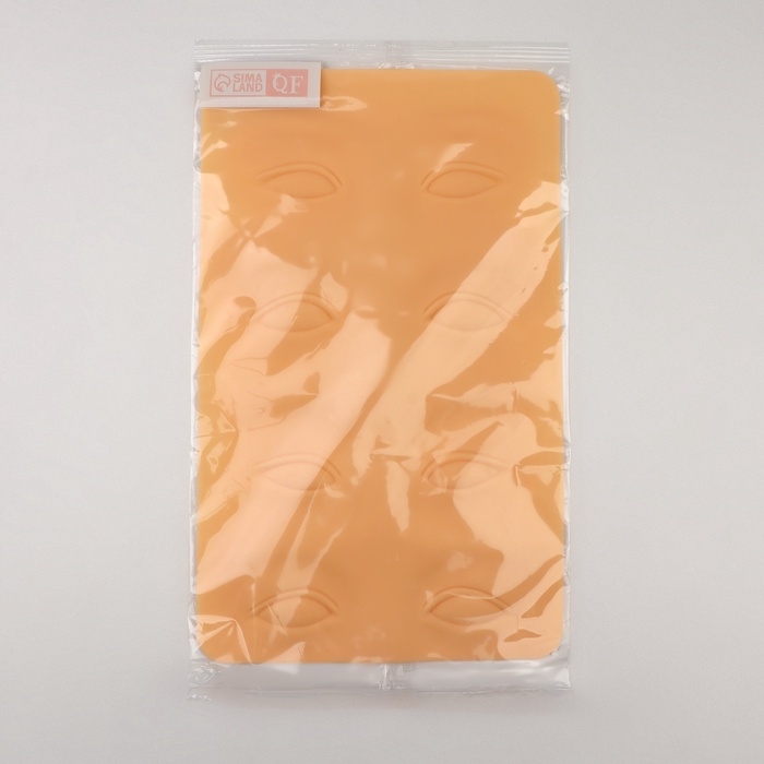 Искусственная кожа для тату и татуажа глаз и бровей, 24,5 × 15 см, цвет бежевый Искусственная кожа для тату и татуажа глаз и бровей, 24,5 × 15 см, цвет бежевый