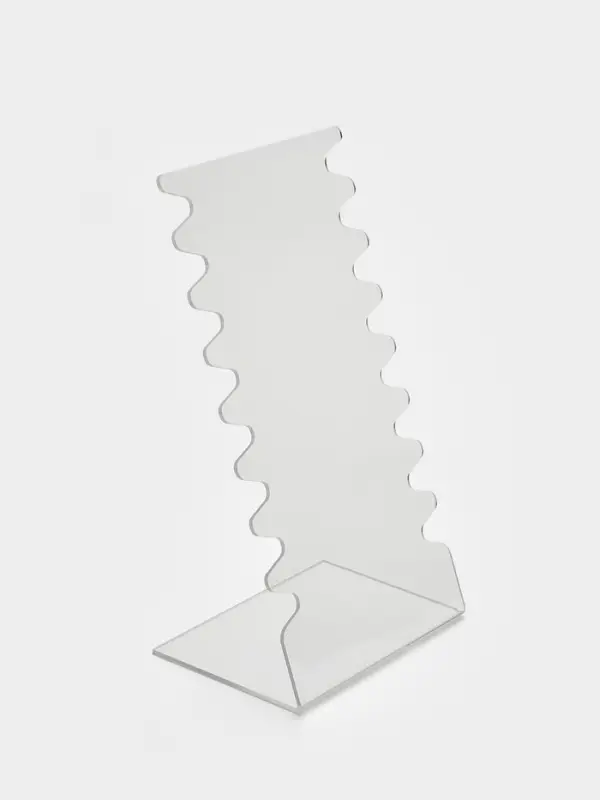 Подставка под колье, оргстекло 3 мм, 15&times;10&times;28 см, прозрачный