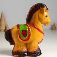 Копилка для денег «Лошадка пони», гипс, 23×20×10.5 см, коричневый Копилка для денег «Лошадка пони», гипс, 23×20×10.5 см, коричневый