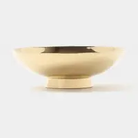 Блюдо сервировочное &laquo;Золотая с перламутром&raquo;, 14.5&times;14.5&times;5 см, латунь