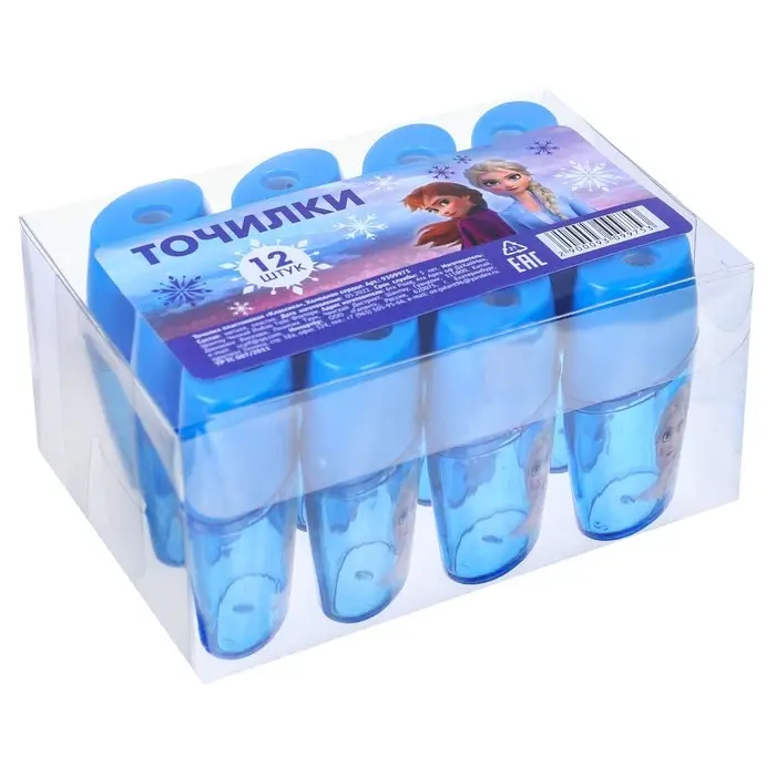 Точилка пластиковая, синяя, «Холодное сердце»