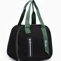 Термосумка на молнии 7 л, чёрная