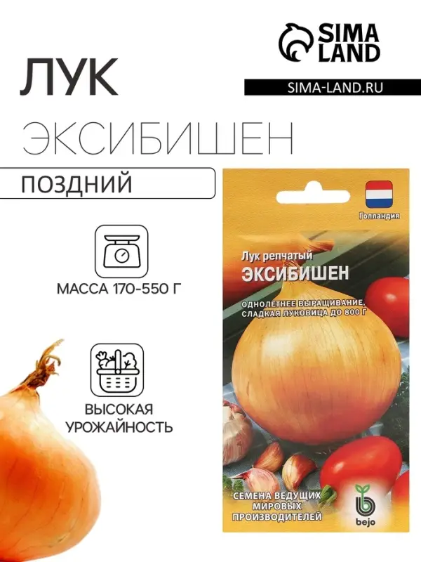 Семена Лук репчатый &laquo;Эксибишен&raquo;, 0.2 г, &laquo;Гавриш&raquo; bejo