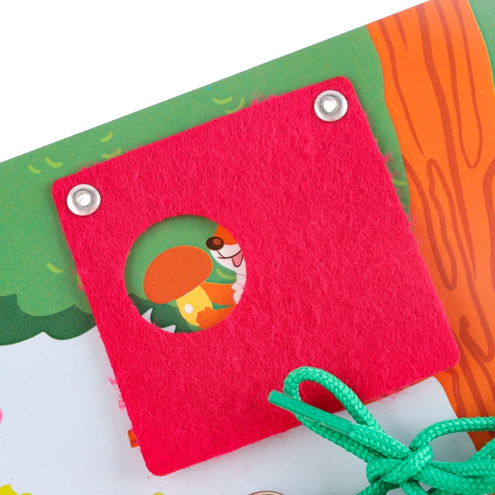 Бизиборд «Лесные друзья» 27×20 см Бизиборд «Лесные друзья» 27×20 см