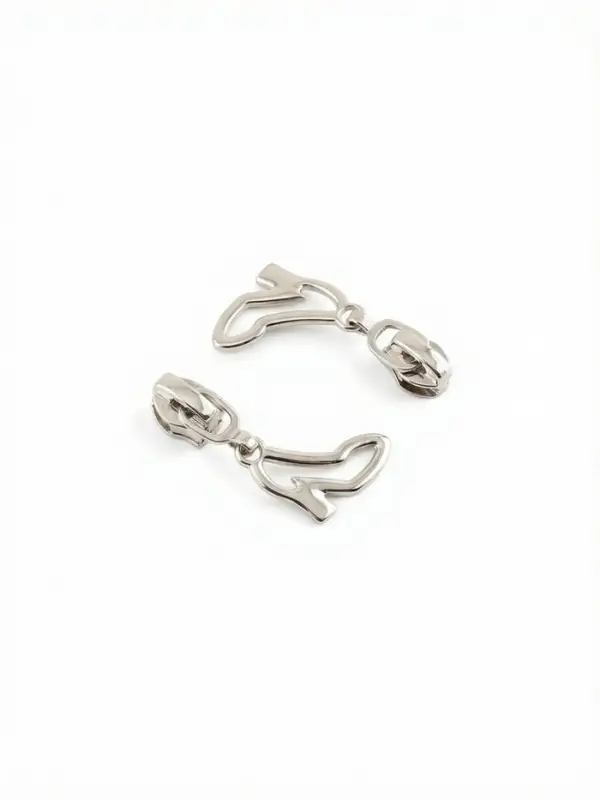 Бегунок для молнии &laquo;Спираль&raquo;, №3, &laquo;Туфелька&raquo;, 10 шт., цвет никель