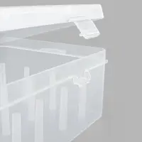 Органайзер для ниток, 42 катушки, 23.7&times;13.7&times;6.6 см, прозрачный