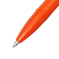 Ручка шариковая ErichKrause. R=301 Orange Stick, зелёный стержень, узел 0.7 мм