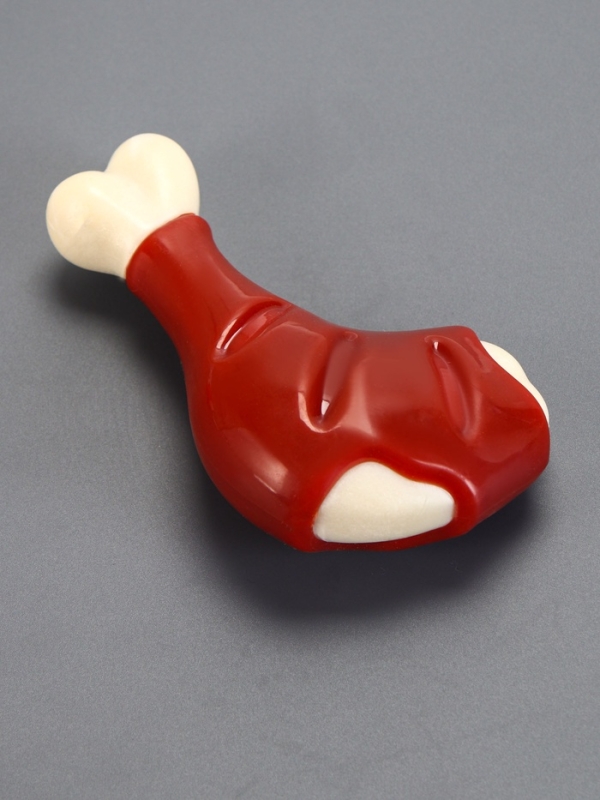 Игрушка для собак Игрушка для собак "Окорок" Пижон Premium, 11,5 см, TPR+нейлон, микс цветов