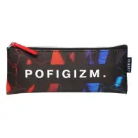 Пенал мягкий, 1 отделение, 90 х 215 х 10 мм, плоский, deVENTE, Pofigizm, искусственная кожа 7024404