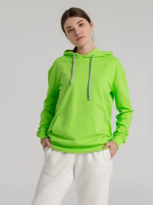 Толстовка с капюшоном Unit Kirenga зеленое яблоко, размер S