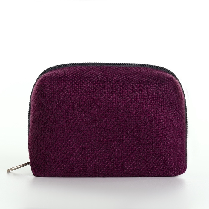 Косметичка дор Одноцвет, 13*6*9, отд на молнии, подкладка, фиолетовый Косметичка дор Одноцвет, 13*6*9, отд на молнии, подкладка, фиолетовый