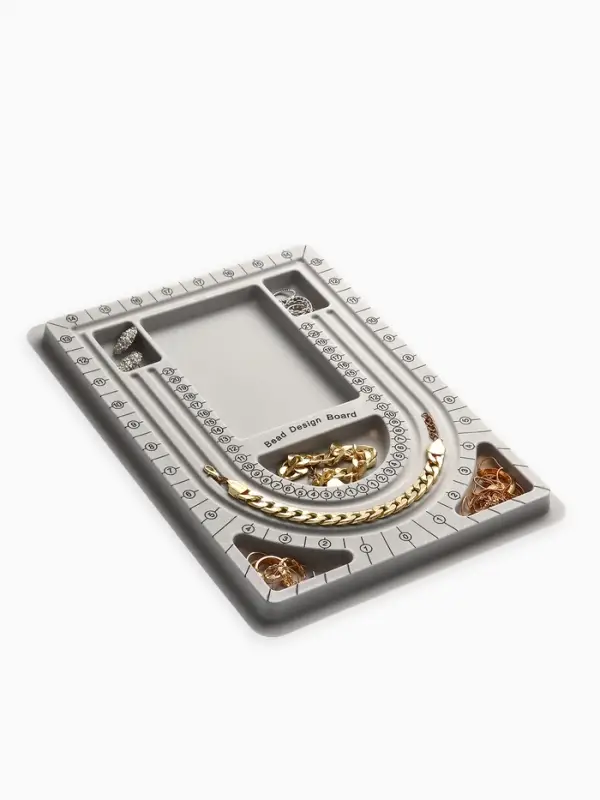 Подставка универсальная для украшений &laquo;QF. Трафарет&raquo;, 24&times;32.5&times;1.5 см, серая