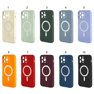 Чехол для iPhone 14 Pro Max MagSafe матовый цветной