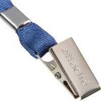 Держатель для бейджа Attache с клипом синий K-1081, 5 шт/уп