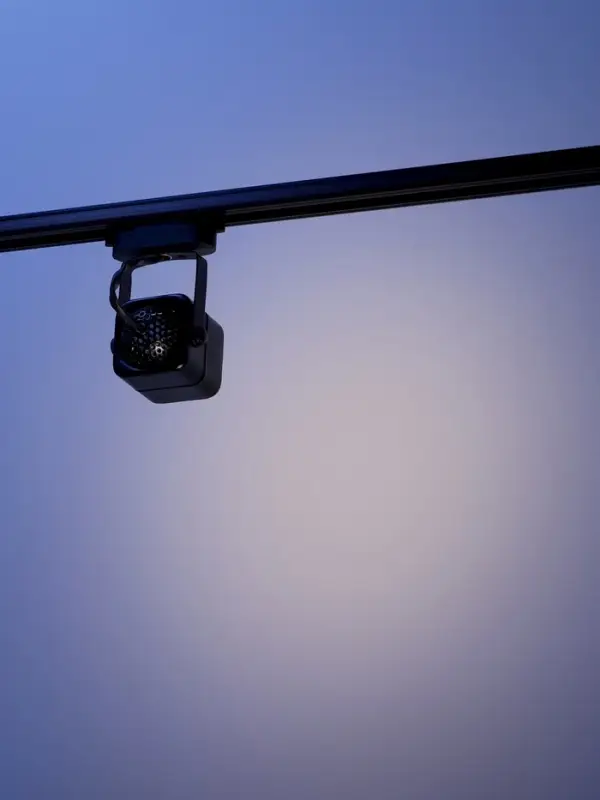 Трековый светильник Luazon Lighting под лампу Gu10, квадратный, чёрный