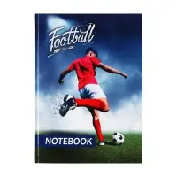 Колледж-тетрадь Calligrata &laquo;Футболист&raquo; А4, 160 листов, в клетку, в твёрдой обложке 7БЦ, глянцевая ламинация
